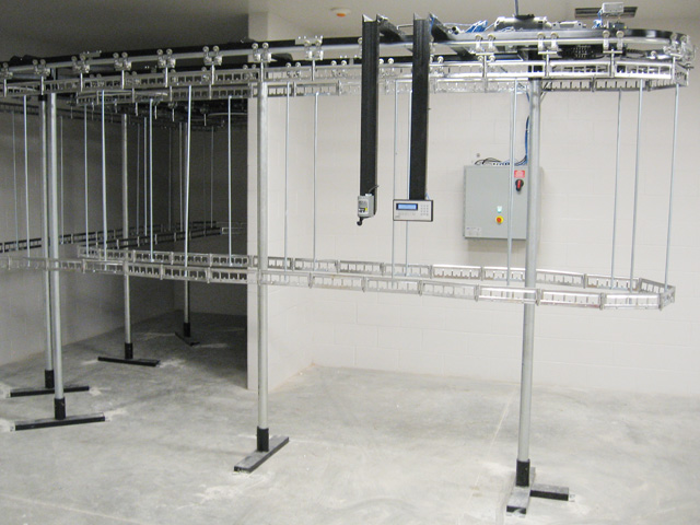 Cleveland County Detention Centre Uses DT-Double Tier Garment Conveyors